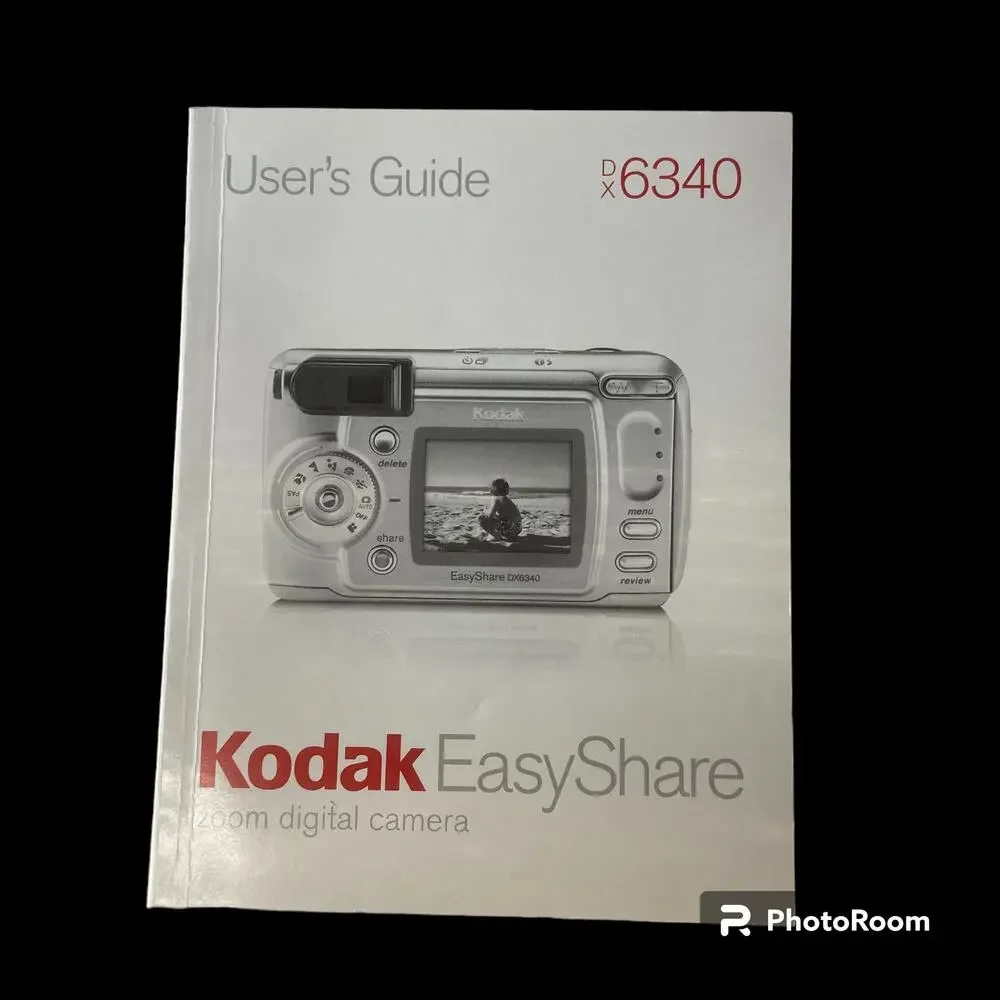 Kodak Easy Share DX6340 Film Camera Zoom Digital 2003 Tested Disc Manual